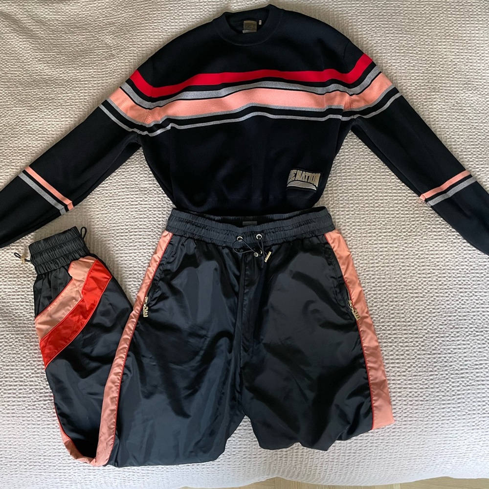 PE Nation pants and cropped sweater. Size small, great condition
